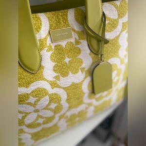 NWOT | Kate Spade - Flower Monogram Manhattan Chenille | Yellow